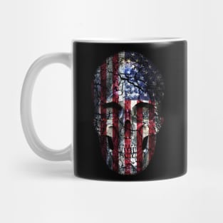 Skull American Flag Mug